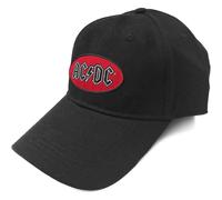 AC/DC Baseball Cap Oval Logo Black 26x15cm