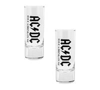 AC/DC Have A Drink On Me Unisex Shot Glasses Set Transparent, Glass,