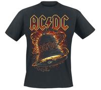 AC/DC Hells Bells Burning T-Shirt black XL