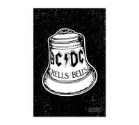 AC/DC Hells Bells Logo On A Bell Poster 24" x 35" (60x90 cm)