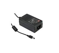 AC-DC High Reliability Industrial Table Top Power Supply, 25 Watt 3-Wire, 5 Volts 4 Amps 2.1mm Plug Level VI