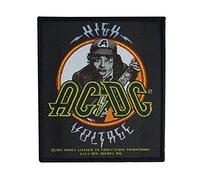AC/DC High Voltage Angus Patch, 8x10cm, 1 Rectangular Black Fabric Patch by Perverted Taste Music GmbH