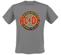 AC/DC High Voltage - Rock 'N' Roll - Australia Est. 1973 T-Shirt grey M