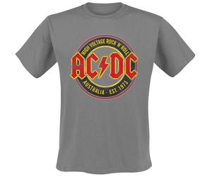 AC/DC High Voltage - Rock 'N' Roll - Australia Est. 1973 T-Shirt grey S