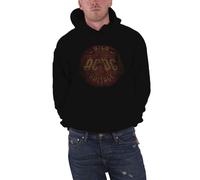 ACDC Men's AC/DC Vintage High Voltage Pullover Hoodie, Black (Black Black), Small (Size:Small)