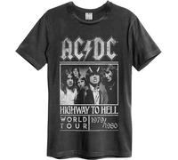 AC/DC Highway To Hell Amplified Charcoal Large Unisex T-Shirt