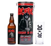 AC/DC Highway to Hell Goin’ Down to Helles Lager 500ml - 4.5% ABV and AC/DC Branded Logo in a Collectable Tin