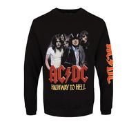 Rock Off officially licensed products AC/DC Highway To Hell Sweatshirt M Black