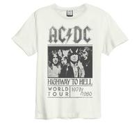AC/DC - HIGHWAY TO HELL TOUR AMPLIFIED VINTAGE WHITE X LARGE - T-shirt