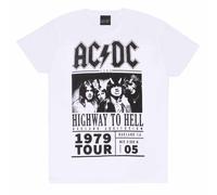 Official AC/DC T-Shirt Highway To Hell 1979 Tour Vintage Rock Fan Apparel Gift