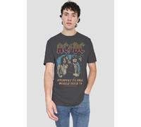 AC/DC Highway World Tour '79-Adult Heather, Black in Charcoal | Size: Large AC/DC Charcoal L