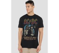 AC/DC Highway World Tour '79 Unisex T-Shirt, Black | Size: Medium AC/DC Black M