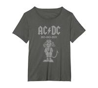 AC/DC - Ho Ho Ho T-Shirt, Women's Plus, Asphalt Grey, 5X