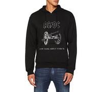 AC/DC Hooded Sweatshirt Official for Those About to Rock (L) Black