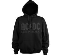 AC/DC Hoodie Back In Black Unisex Black XL