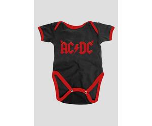 AC/DC Horns Band Logo Baby Grow in Black | Size: 24 m AC/DC Black 24 m