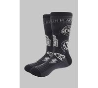 AC/DC Socks Icons Band Logo Official Unisex Black (UK Size 7-11) One Size