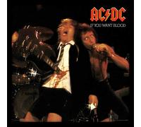 AC/DC If You Want Blood 12" Album Cover Framed Print, MDF, Multi-Colour, 32 x 32 x 1.5 cm