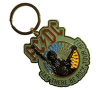 AC/DC Let There Be Rock Tour 77 keyring Keychain in Yellow AC/DC Yellow One Size