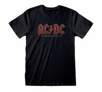 Official Ac/Dc Let There Be Rock Unisex Black T-Shirt, Medium
