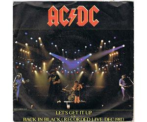 AC/DC - Let's Get It Up / Back in Black (Live) [7" VINYL]