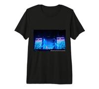 AC DC Live Concert Arena Crowd Blue Stage Lights Rock Premium T-Shirt
