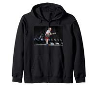 AC/DC Live Stage Schoolboy Guitar Riff Energy Zip Hoodie