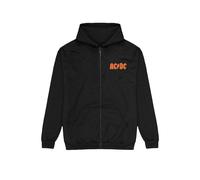AC/DC - Logo Back Print - Zipper - black - M - 80% Cotton, 20% Polyester M