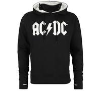 AC/DC Logo Hoodie black white M