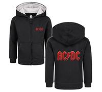 AC/DC Logo Kids' Hoodie Jacket black 4 Years