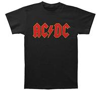 AC/DC Logo Men's Black T-Shirt (X-Large)