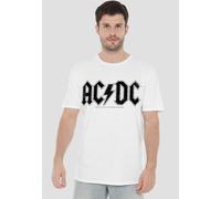 AC/DC Logo Raglan Unisex T-Shirt, White | Size: Large AC/DC White L