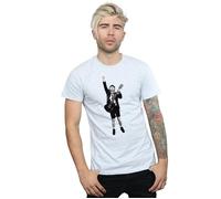 AC/DC Men's Angus Young Cut Out T-Shirt in Grey | Size: Small AC/DC Grey S