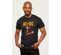 AC/DC Men's Angus Young T-Shirt in Black | Size: 2XL AC/DC Black 2XL