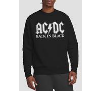 ACDC Back In Black Crew Sweatshirt, Black, XX-Large