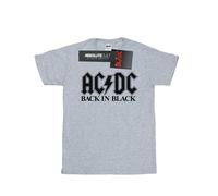 AC/DC Mens Back in Black Logo T-Shirt BI7109