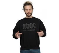 AC/DC Men's Back In Black Sweatshirt | Size: 4XL AC/DC Black 4XL