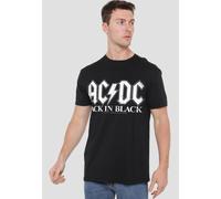 AC/DC Men's Back In, Black, T-Shirt, Black | Size: 4XL AC/DC Black 4XL