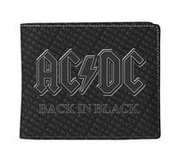 AC/DC Men's Back In Black Wallet AC/DC Black One Size