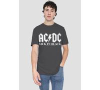 AC/DC Men's Back In, Charcoal, T-Shirt, Charcoal | Size: 2XL AC/DC Charcoal 2XL