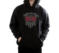 AC/DC Mens Black Ice Cotton Hoodie BI513