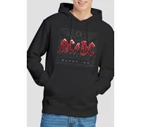 AC/DC Men's Black Ice Hoodie, Black | Size: Large AC/DC Black L