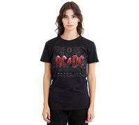 AC/DC Men's Black Ice T-Shirt, Black | Size: XL AC/DC Black XL