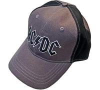 AC/DC Men's Black Logo (2 Tone) Baseball Cap Charcoal Grey