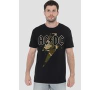 AC/DC Men's Camo Bolt T-Shirt, Black | Size: Large AC/DC Black L