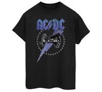 AC/DC Men's Cannon Bolt Cotton T-Shirt in Black | Size: 5XL AC/DC Black 5XL