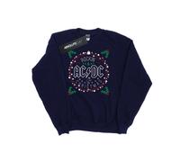 AC/DC Men's Christmas Circle Sweatshirt XX-Large Navy Blue