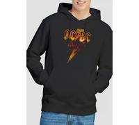 AC/DC Men's Fire Bolt Hoodie, Black | Size: Medium AC/DC Black M