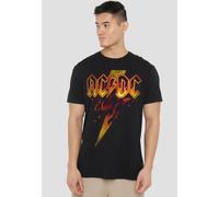 AC/DC Men's Fire Bolt T-Shirt, Black | Size: 3XL AC/DC Black 3XL