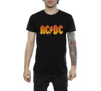 AC/DC Mens Fire Cotton Logo T-Shirt BI1646